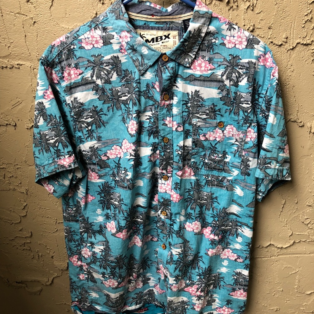 Clean Hawaiian Button Down.